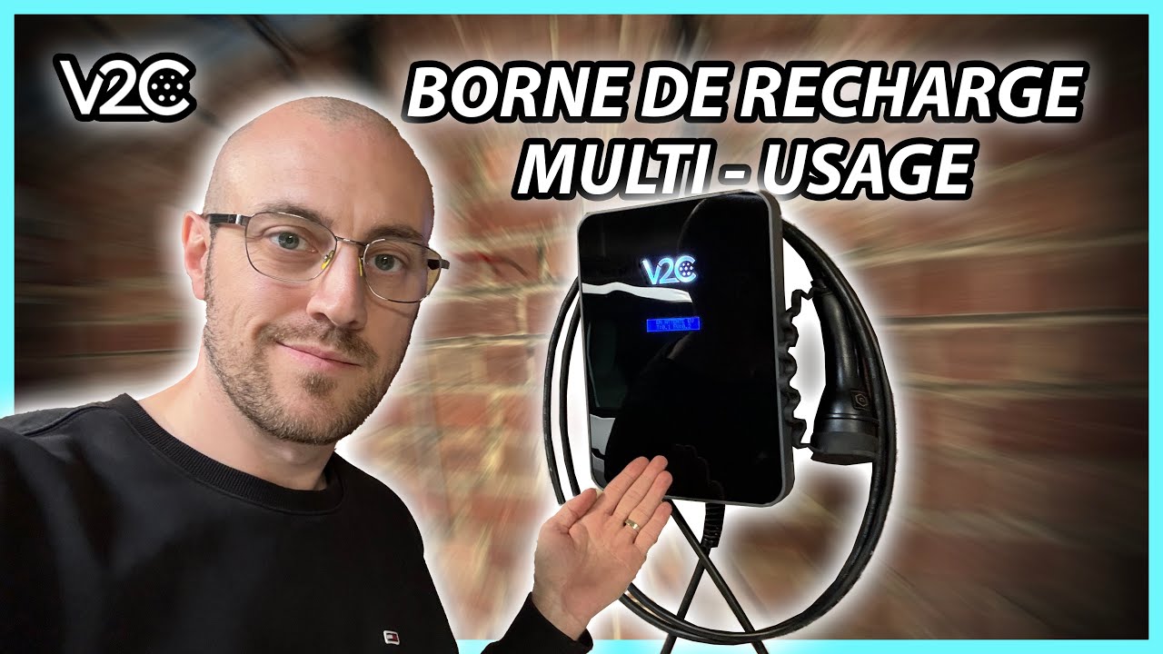 BORNE V2C TRYDAN : La Borne de recharge Solaire mais pas que ... #photovoltaïque #voitureelectrique