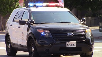 LAPD Hollywood Unit Responding Code 3
