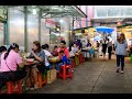 [4K] Street food area around "The One Park Ladprao" shopping mall, Bangkok