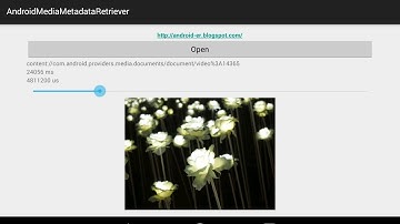 Use MediaMetadataRetriever to retrieve frame from mp4 interactively