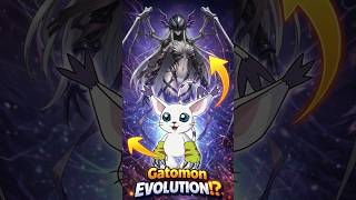 La Reencarnación de NECROANGEWOMON - La Evolucion oscura de Gatomon #digimon #shorts