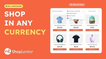 How to Add a Multi Currency Switcher to Your WooCommerce Store | ShopLentor