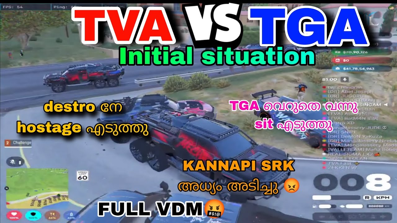 TVA VS TGA SITUATION|FULL VDM KONA🤬|DESTRO HOSTAGE AYI|#tva 
