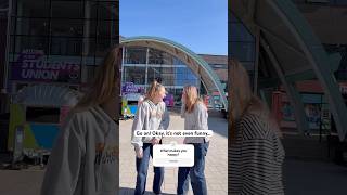 Asking people on campus what makes them happy…it was very wholesome. #northumbriauni #students