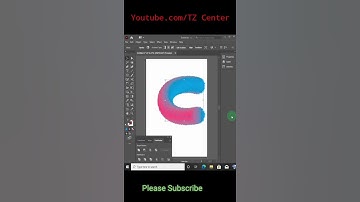 c letter logo design illustrator #shorts #youtubeshorts