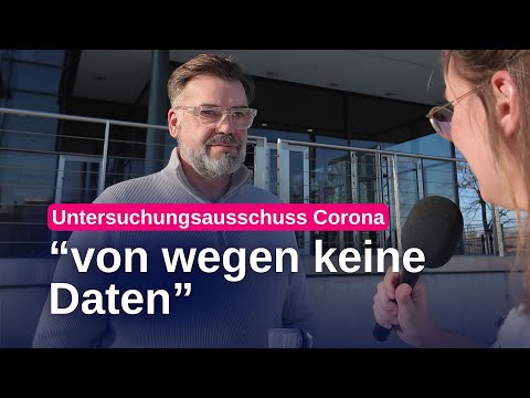"Von wegen keine Daten" (Tom Lausen) - Untersuchungsausschuss Corona