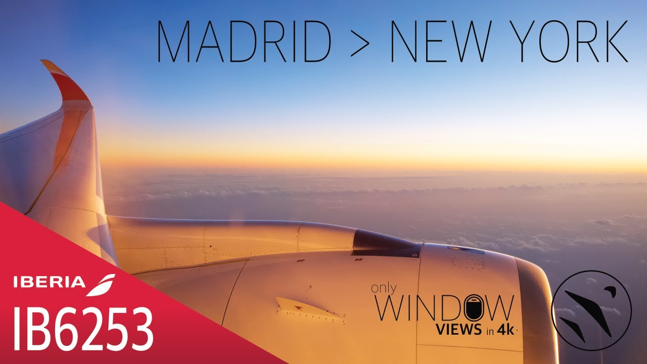 IB6253 MAD - JFK (4K)