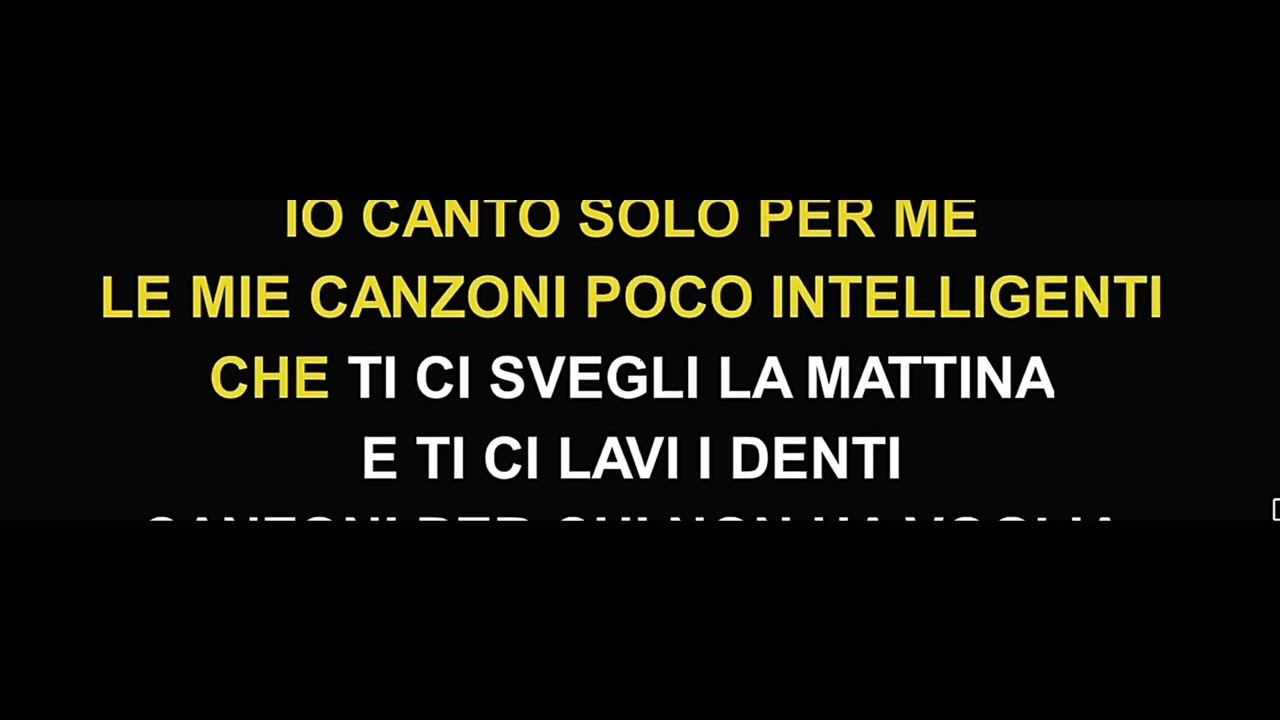 Canzone contro la paura (Brunori Sas) Karaoke, Strumentale con Cori, Tonalità Originale