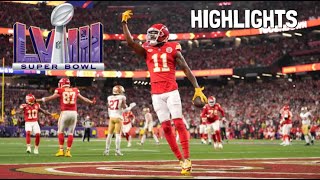 NFL Chiefs vs 49ers Super Bowl 58 Highlights