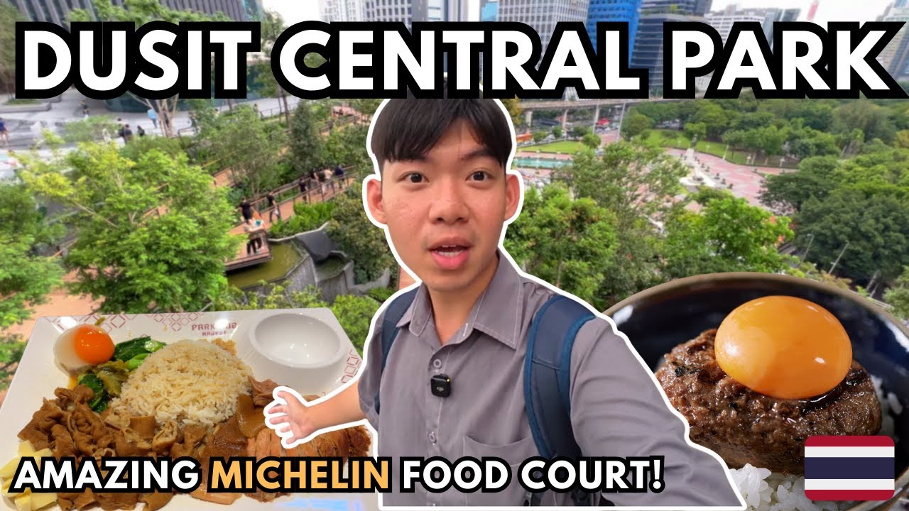Inside Dusit Central Park 🇹🇭 | Bangkok’s Newest Shopping Mall with Roof Park & Amazing Thai Food!
