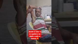 Depilando A Axila Homem Frouxo