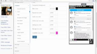 Mobile free online webcast Chat room software tool Chatwing screenshot 3