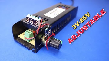 Turn Any Fixed Voltage Adaptor to Variable Voltage Output(3V -25V)