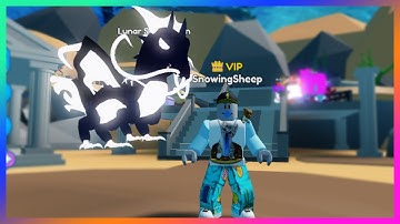 🌘 Hatched Secret Lunar Sea Dragon 🐉 Mining Simulator 2