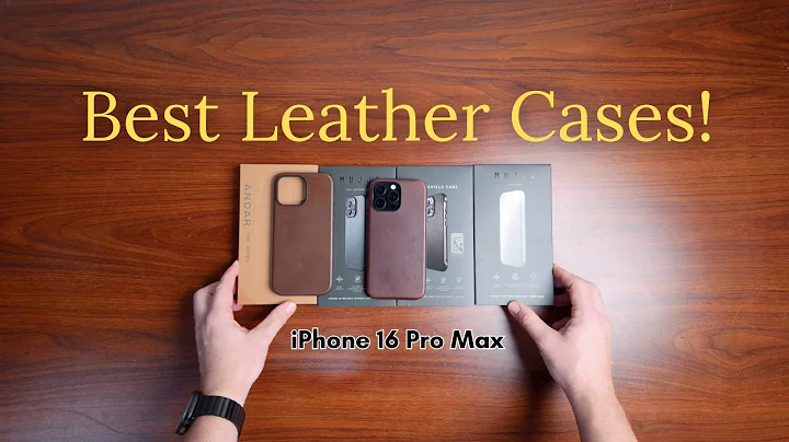 Best Leather Cases iPhone 16 Pro Max | Nomad / Mujjo / Andar