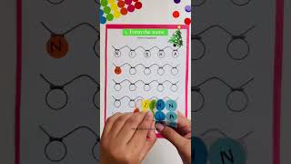 Christmas activities #kindergarten #shorts #kidsactivities #ytshorts #preschool #english #name