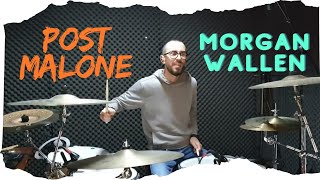 Post Malone - I Had Some Help feat. Morgan Wallen DRUM COVER