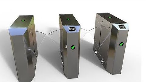 Flap Turnstile barrier Gate Full Installation.