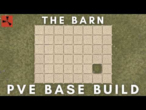 RUST PvE Base Build | The Barn