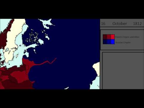 रूस का फ्रांसीसी आक्रमण 1812 हर दिन