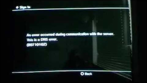 PS3 DNS ERROR! (80710102) HELP!