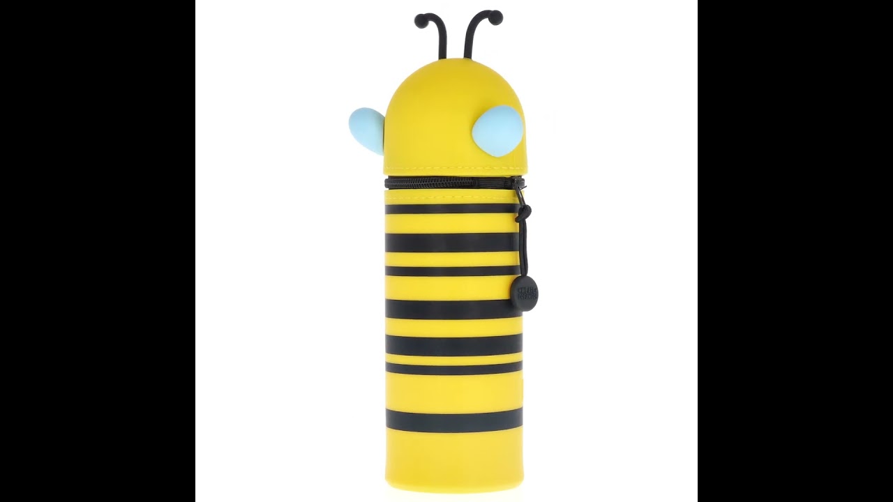 Générique Kawaii Étui École 2-en-1 Silicone, Trousse Verticale