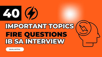 IB SA Interview 2023 II 40 Important Internal Security Topics for Interview  II @sahilmittalinfo