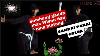 seni sambung ganda psht,,sampai pakai golok, cabang asahan, ranting air batu