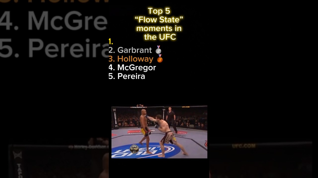 Top 5 “Flow Sate” moments in the ufc that left fans in shock 😳 