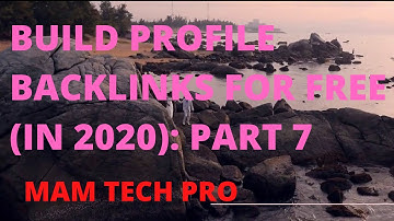 প্রোফাইল ব‍্যাকলিংক Part 7:Profile Backlinks Bangla Tutorial।SEO Tutorial 2020