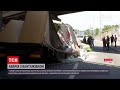 Новини України: у Києві проспект Перемоги скувала аварія з вантажівкою, яка везла будматеріали