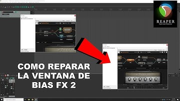 Como Reparar La Ventana de BIAS FX 2 | Tutorial Reaper | Stu Ureta