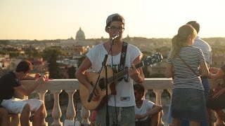 Uptown Funk - Mark Ronson ft. Bruno Mars ( Federico Baroni Acoustic Street Cover Live in Rome ) chords