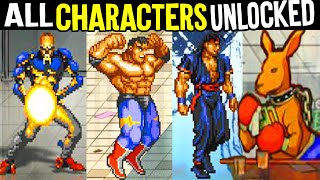Streets Of Rage 4  All Sor Characters Unlocked  Every Character Unlocked Sor4  Roo Easter Egg