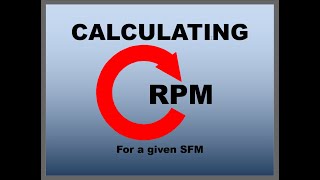 Calculating Cutting RPM