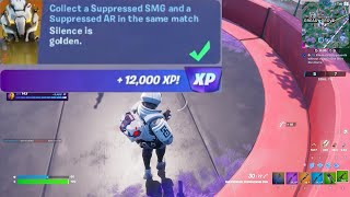Collect A Suppressed Smg And A Suppressed Ar In The Same Match Fortnite