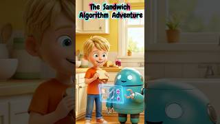 The Sandwich Algorithm Adventure🤖🥪 #kids #shorts #story Update
