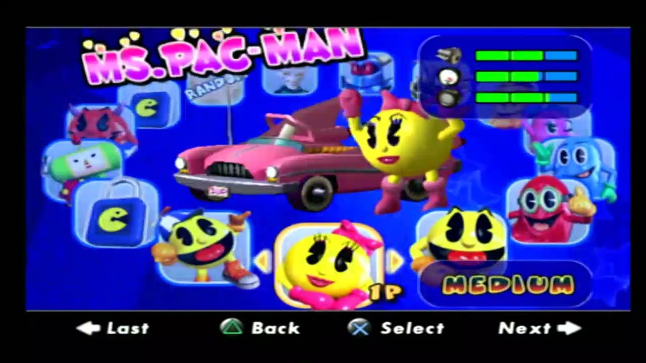 Pac-Man World Rally 100% Part 3 - Playing Battle Mode and Winning All Cups (Normal Mode)