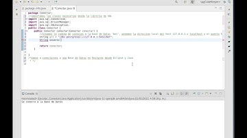 Conexión de Base de Datos: Eclipse + Java + Postgres.