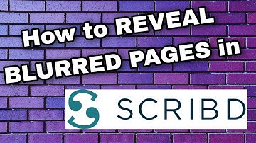 ❗How to reveal BLURRED pages in SCRIBD ❗