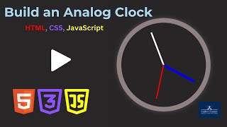Build an Analog Clock with HTML, CSS, and JavaScript - Step-by-Step Tutorial