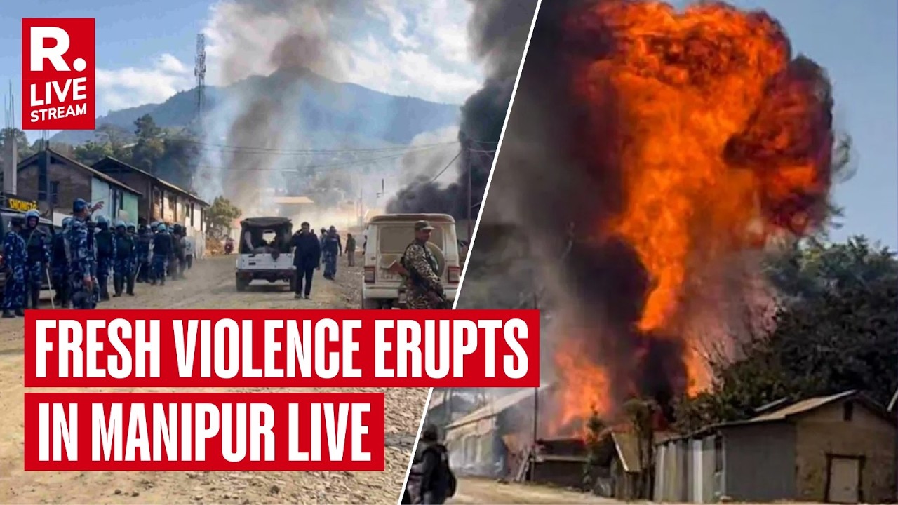 Manipur Violence LIVE: Fresh violence Erupts in Ukhrul | Houses Set Ablaze | Curfew Imposed