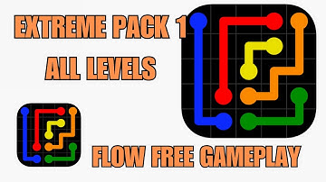 FLOW FREE EXTREME PACK 1 ALL LEVELS SOLVED