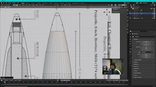 Famous Quick and Dirty Modeling in Blender - extruded artillery shell - start to finish realtime Wealth