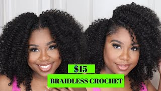 ANOTHER ONE $15 BRAIDLESS CROCHET Install | 2 N 1 Illusion Multiple Parts NO LEAVE OUT