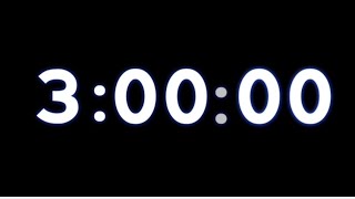 3 Hour Timer ⏱️ | Silent Alarm Timer (No Sound Until End) | Study, Sleep, Focus 