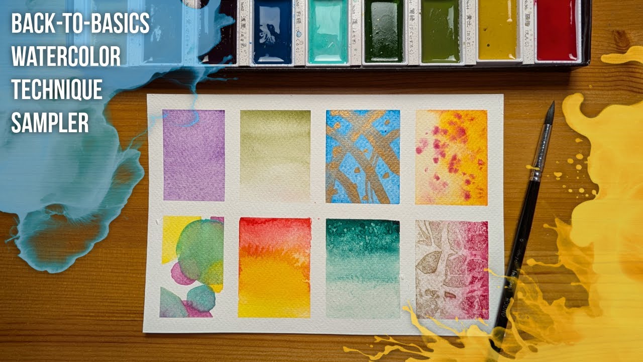 8 Simple Watercolor Techniques for Beginners