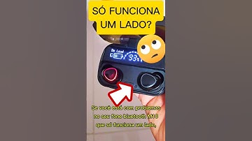 😪 Só Funciona UM LADO?? #m10 #fone10