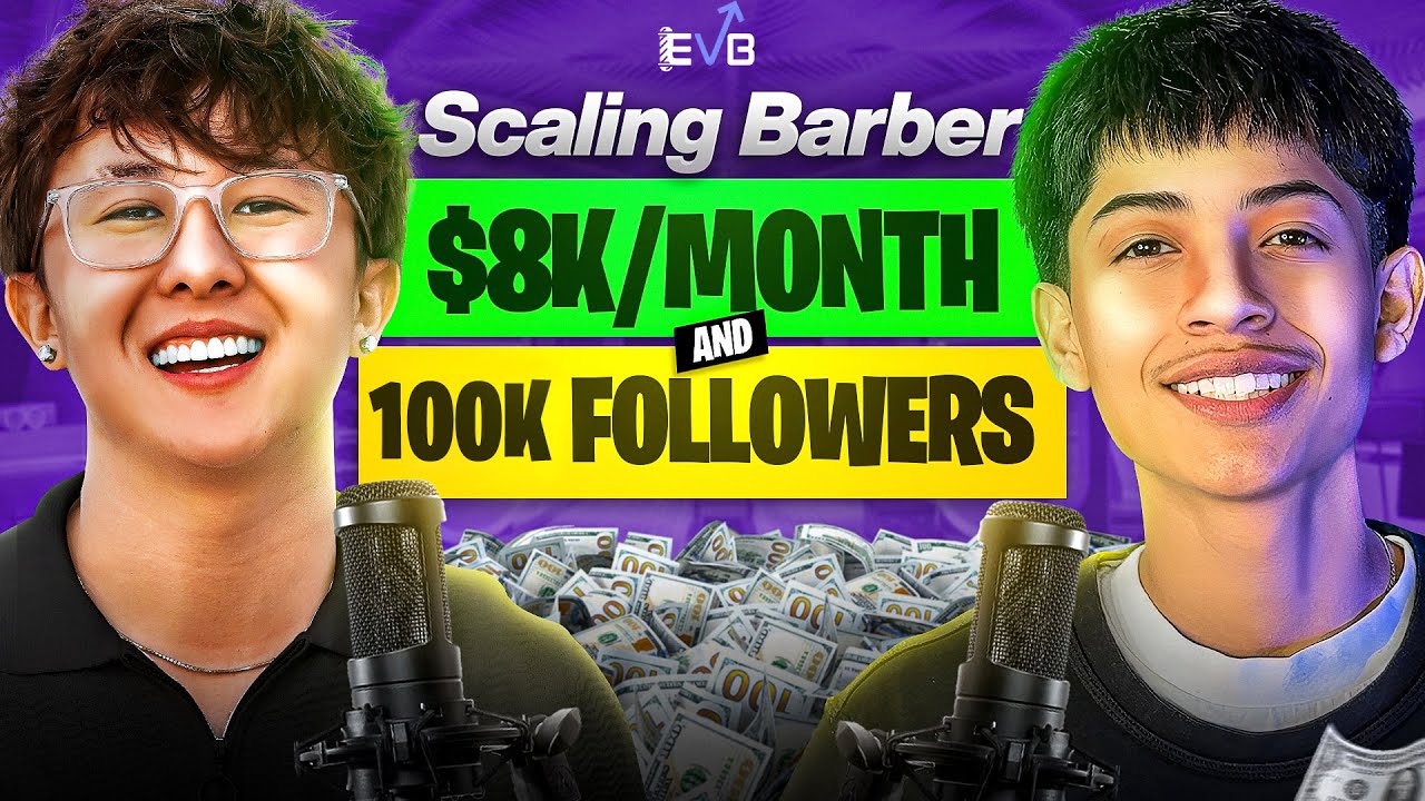 How a 17-Year-Old Barber Hit $10K/Month and 100K Followers Using The EVB Blueprint