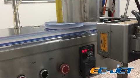 ECL1100 CO2 laser marking on labels
